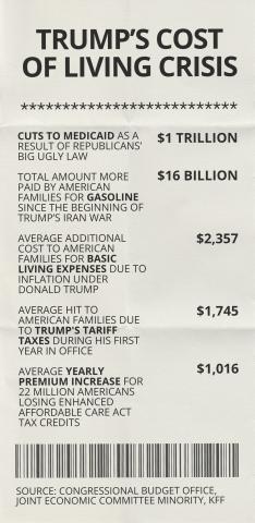 Cost of Living Crisis Receipt